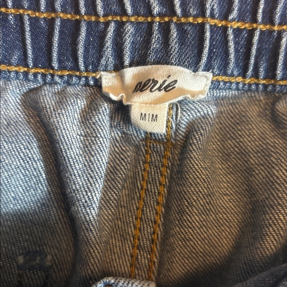 Aerie medium Distressed Denim Women Shorts - Picture 3 of 4